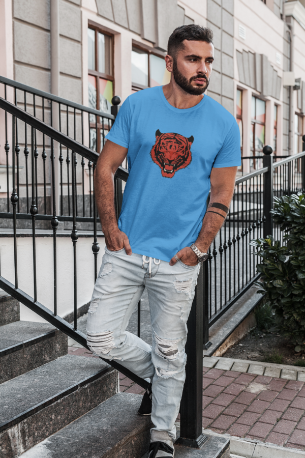 Fierce Tiger Blue T-Shirt